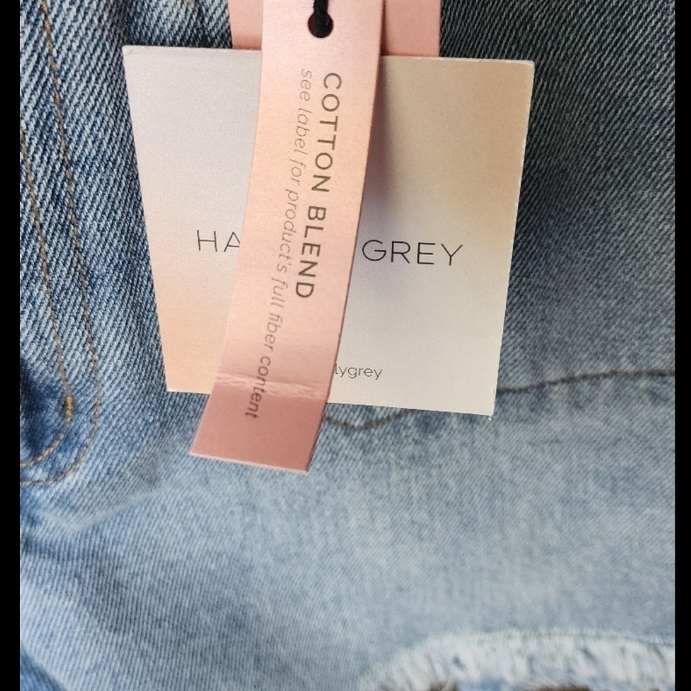 Happily Grey Women's Classic Blue Jean Shorts - Picture 5 of 5